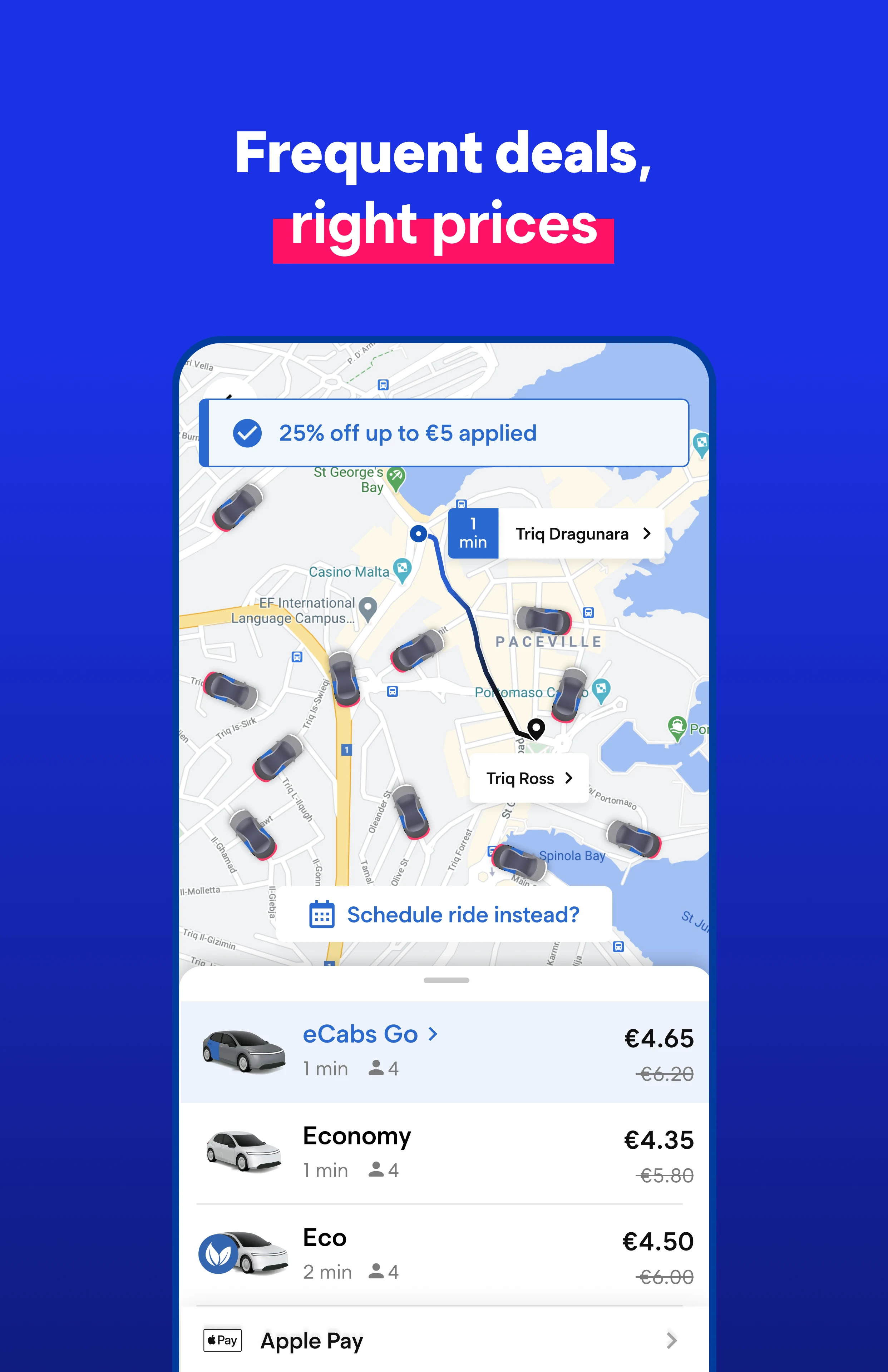 eCabs: Request a Ride screenshot